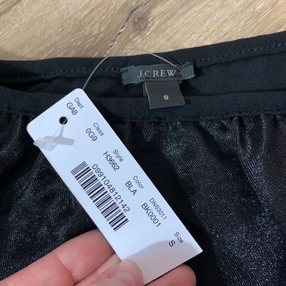 NWT J.Crew Organza Off Shoulder Ruffle Blouse - Picture 4 of 6